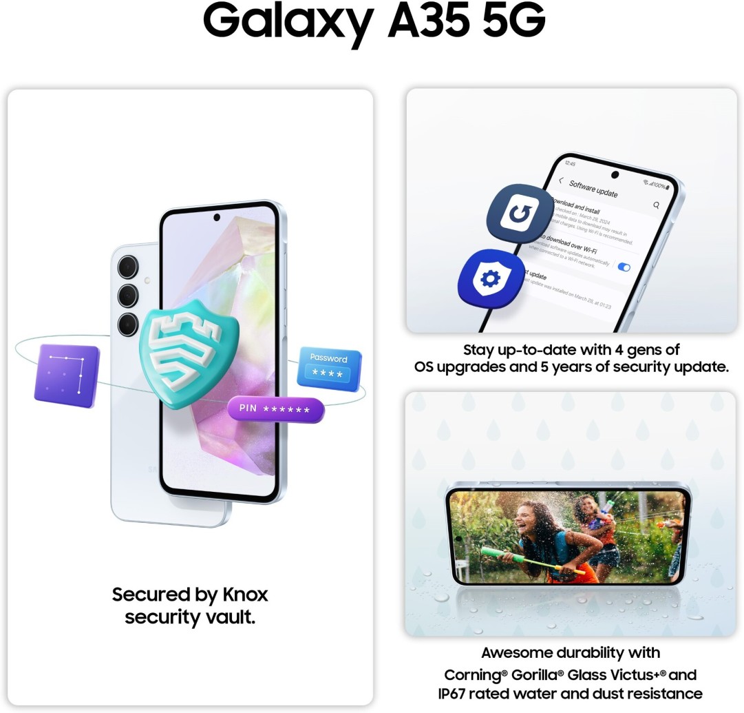 Samsung A35 5G 8gb 256gb Awesome lilac