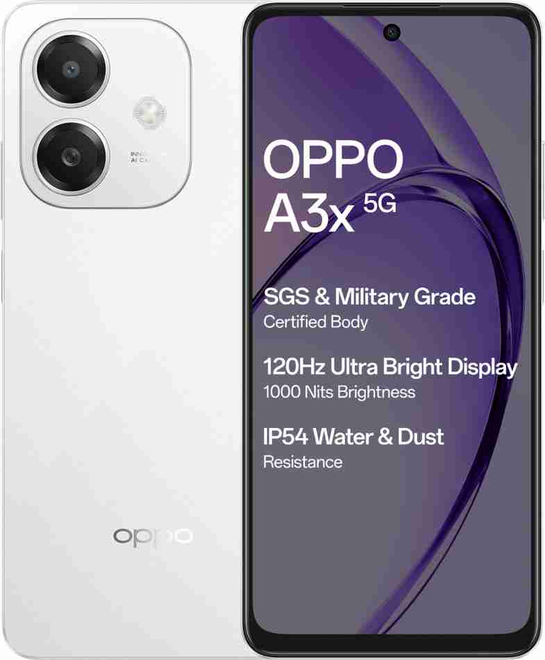 Oppo A3x 5G 4gb 64gb starlight white