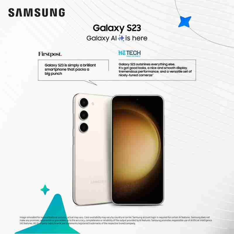 Samsung S23 5G 8gb 128gb cream