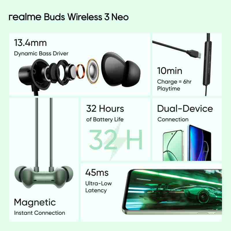 realme Buds Wireless 3 neo