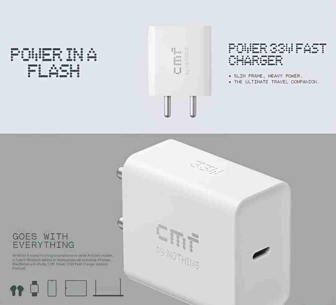 CMF(Nothing) Adapter 33w fast charger