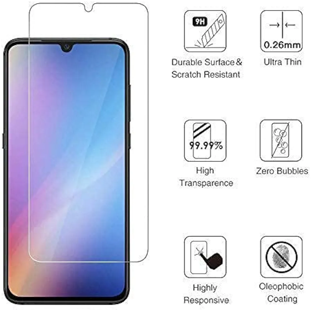 Oppo A55 tempaard glass