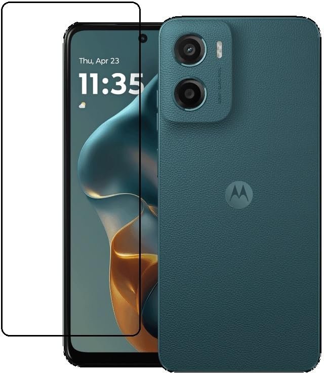 Tempered Glass  Compatible For Moto G05,Motorola G06 Edge To Edge Tempered Glass Scratch Resistant (Pack of 1)