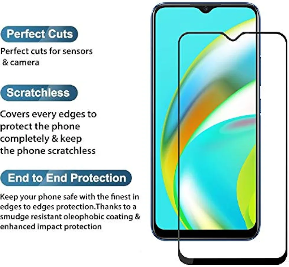 Realme C12  tempaard glass