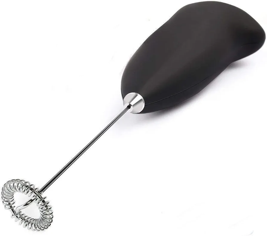  Mini Handheld Stainless Steel Drink Coffee Milk Tea Frother Foamer Electric Mixer Grinder Stirrer