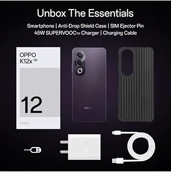 Oppo k12x 6gb 128gb midnight voilet