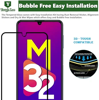 Samsung M32 tempaard glass