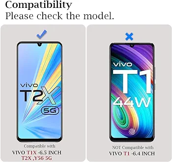 Vivo T2 X  tempaard glass