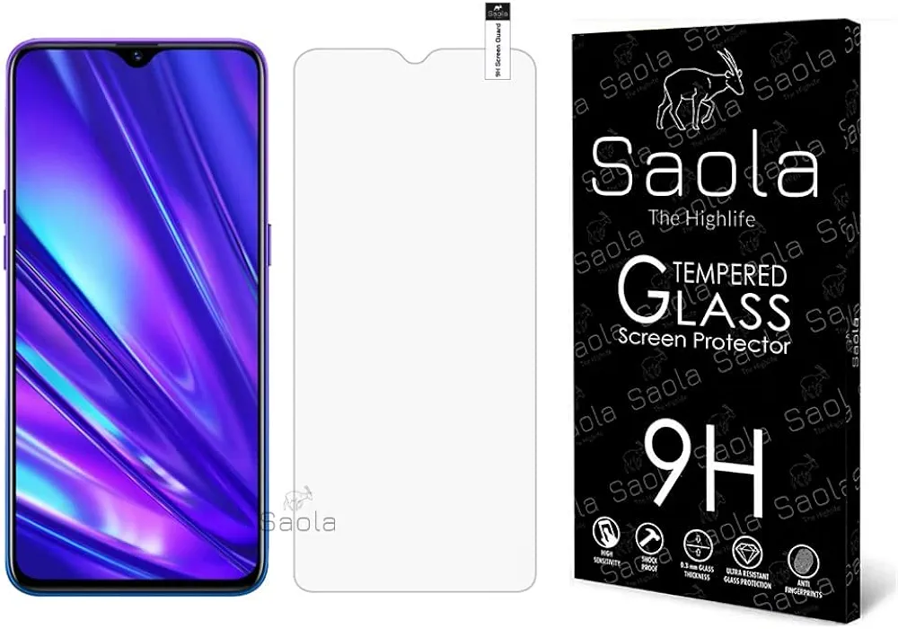 REALME  5S 9H TEMPERED GLASS