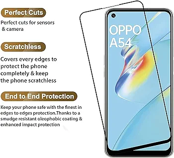 Oppo A54 tempaard glass