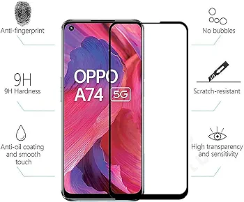 Oppo A74 tempaard glass