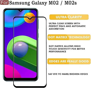 Samsung M02 tempaard glass