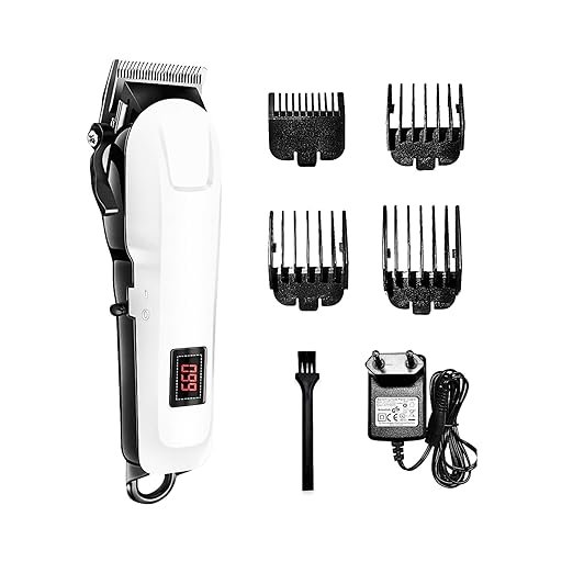 Concepta Hair Trimmer for Men Hair Cutting – Rechargeable Beard Trimmer for Man – Waterproof Shaver with USB Charging & 4 Combs for Hairs, Beard And Moustaches - Cordless Hair Trimmer