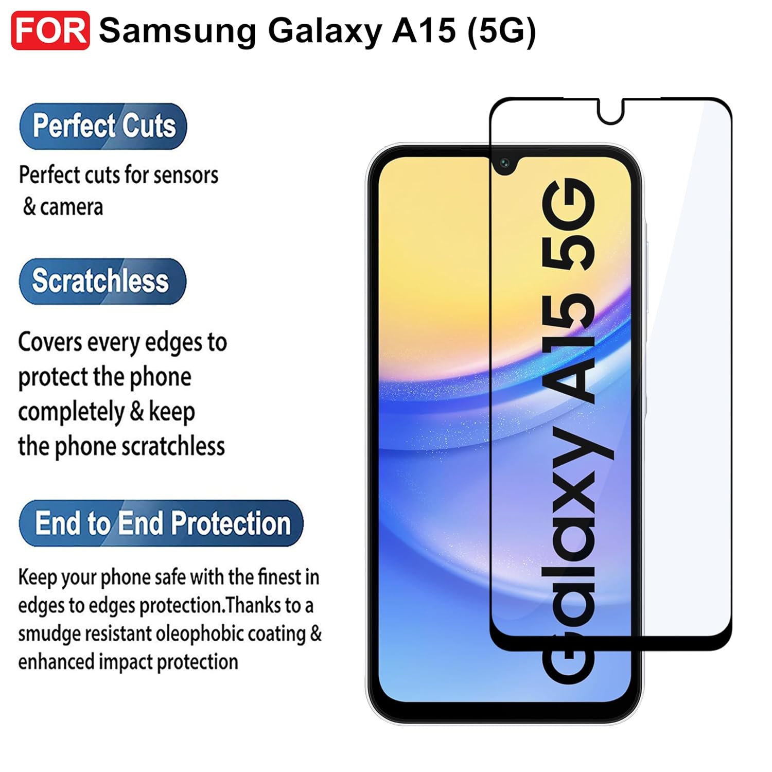  Tempered glass samsung A14 5G 