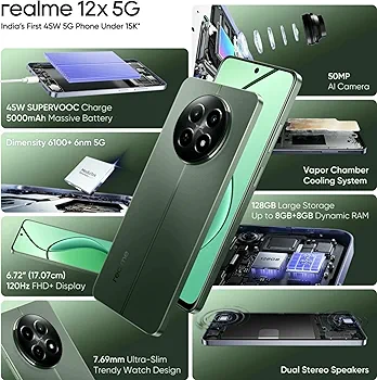 Realme 12 5g 6/128 Dark Green 