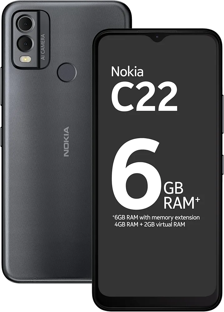 Nokia C22  4/64 charcoal 