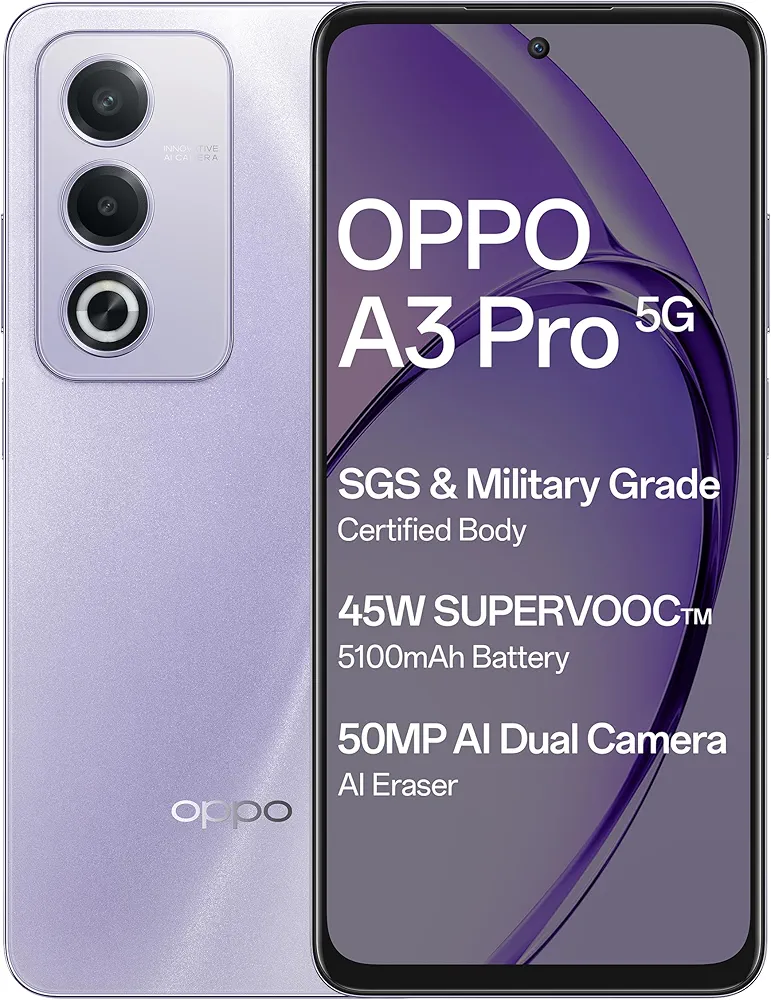 Oppo A3 pro 8gb 256gb moonlight purple