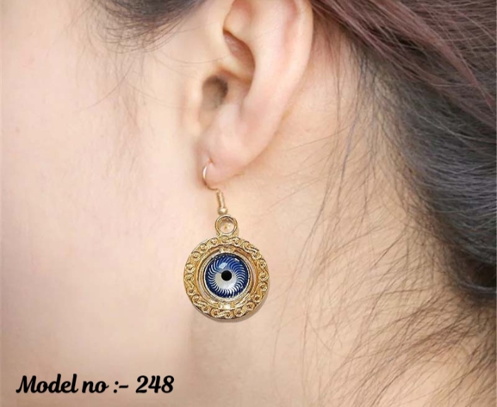 Evil eye earrings 