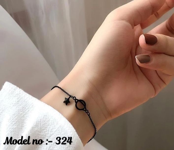 Cute black Star bracelet 