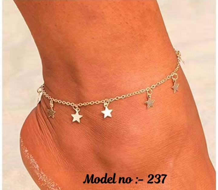 Star anklet golden 